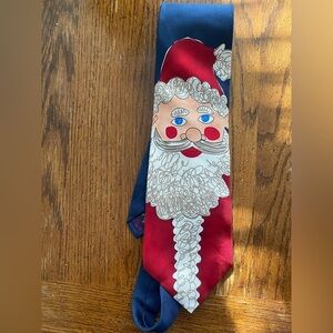 Vintage Christmas Santa tie